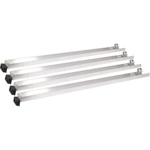 Opvouwbare bankverlengpoten - Aluminium